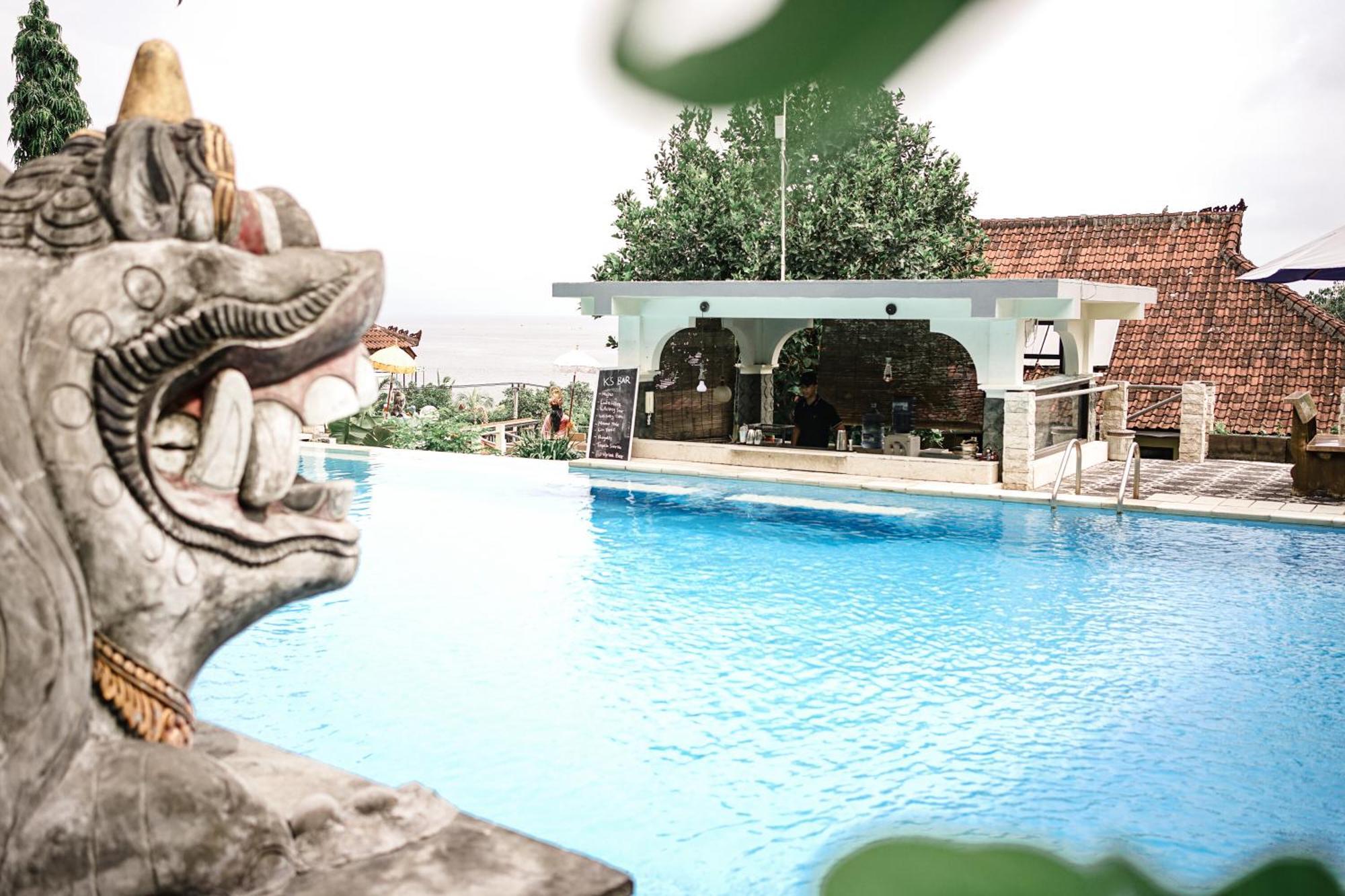 Amed Cafe & Hotel Kebun Wayan Zewnętrze zdjęcie